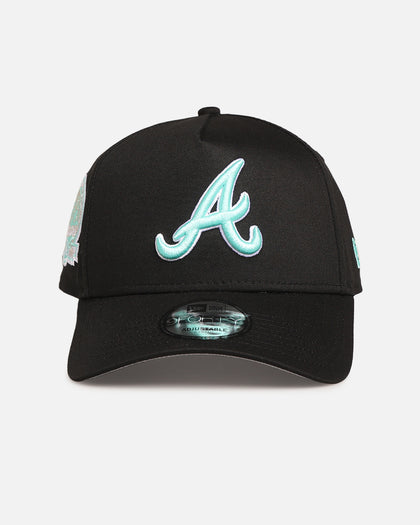 New Era Atlanta Braves 'Black Aqua' 9FORTY A-Frame Snapback Black/Aqua