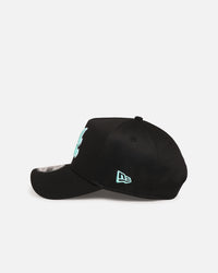 New Era Atlanta Braves 'Black Aqua' 9FORTY A-Frame Snapback Black/Aqua