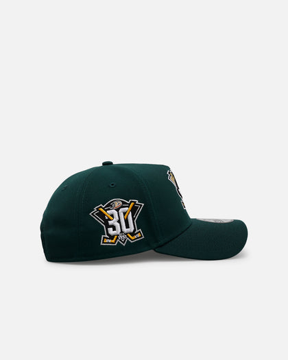 New Era Anaheim Ducks 'Evergreen' 9FORTY A-Frame Snapback Dark Green