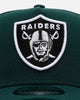 New Era Las Vegas Raiders 'Evergreen' 9FORTY A-Frame Snapback Dark Green