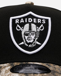 New Era Las Vegas Raiders 'Black Crown Realtree Visor' 9FORTY A-Frame Snapback Realtree Edge/Black