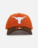 New Era Texas Longhorns 'Walnut Visor' 9FORTY A-Frame Snapback Walnut