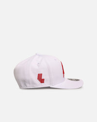 New Era Fireballs Gold Club 'Liv Golf' 9SEVENTY Stretch Snapback White