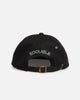 S Double Wool Strapback Cap Black