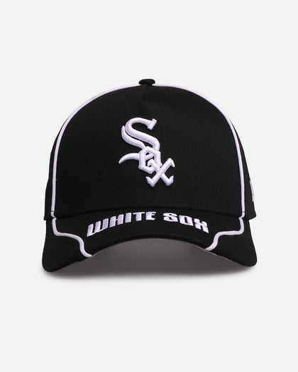 New Era Chicago White Sox 'Piping' 9FORTY A-Frame Snapback Black/White