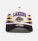 New Era Los Angeles Lakers 'Regency Crown' 9FORTY A-Frame Snapback Chrome White/Black