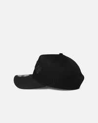 New Era Oklahoma City Thunder 'NBA Black On Black' 9FORTY A-Frame Snapback Black