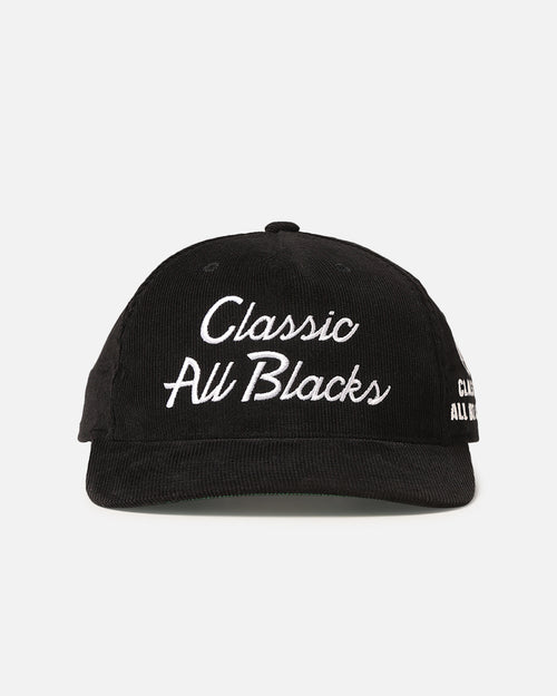 Mitchell & Ness All Blacks Rugby Union Script Corduroy Origin Snapback Solid Black