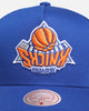 Mitchell & Ness New York Knicks 'Upside Down Logo' Pro Pinch Snapback Blue