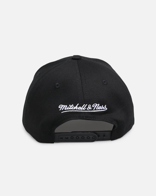 Mitchell & Ness Los Angeles Lakers 'Upside Down Logo' Pro Pinch Snapback Black