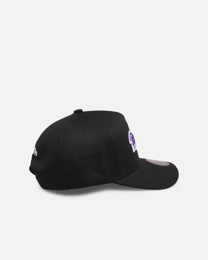 Mitchell & Ness Los Angeles Lakers 'Upside Down Logo' Pro Pinch Snapback Black