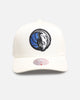 Mitchell & Ness Dallas Mavericks 'Upside Down Logo' Pro Pinch Snapback White