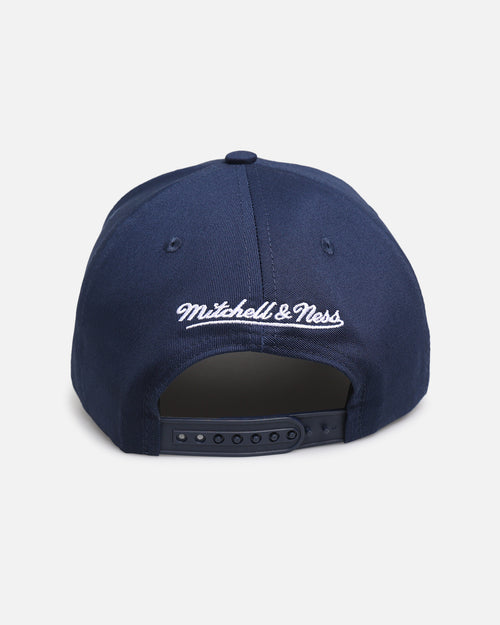 Mitchell & Ness Oklahoma City Thunder 'Upside Down Logo' Pro Pinch Snapback Navy