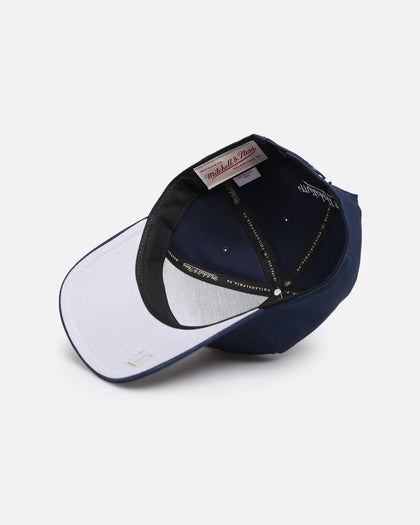 Mitchell & Ness Oklahoma City Thunder 'Upside Down Logo' Pro Pinch Snapback Navy