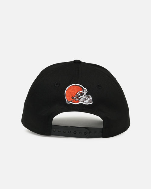 New Era Cleveland Browns 'Upside Down Logo' 9FORTY A-Frame Snapback Black
