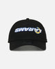 New Era Los Angeles Rams 'Upside Down Logo' 9FORTY A-Frame Snapback Black