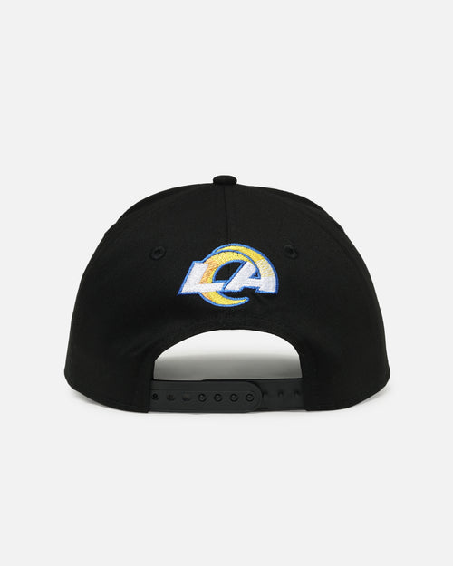 New Era Los Angeles Rams 'Upside Down Logo' 9FORTY A-Frame Snapback Black
