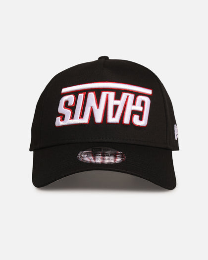 New Era New York Giants 'Upside Down Logo' 9FORTY A-Frame Snapback Black