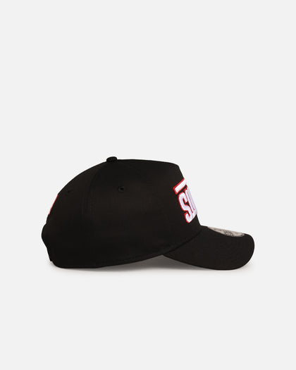 New Era New York Giants 'Upside Down Logo' 9FORTY A-Frame Snapback Black