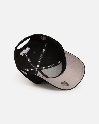 New Era Seattle Seahawks 'Upside Down Logo' 9FORTY A-Frame Snapback Black