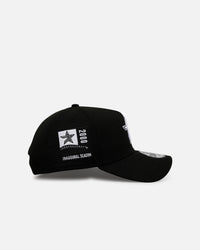 New Era Houston Astros 'Black And White' 9FORTY A-Frame Snapback Black/White