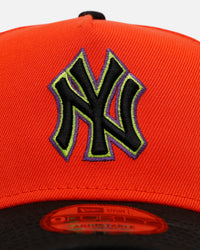 New Era New York Yankees 'Halloween' 9FORTY A-Frame Snapback Orange/Black