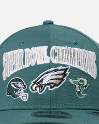 New Era Philadelphia Eagles 'Super Bowl Champs' 9SEVENTY Stretch Snapback Official Team Colour