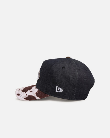 New Era Denver Broncos 'Denim Cowhide' 9FORTY A-Frame Snapback Navy