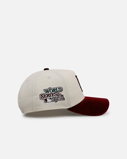 New Era Los Angeles Dodgers 'Velvet Roses' 9FORTY A-Frame Snapback Chrome