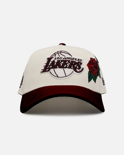 New Era Los Angeles Lakers 'Velvet Roses' 9FORTY A-Frame Snapback Chrome