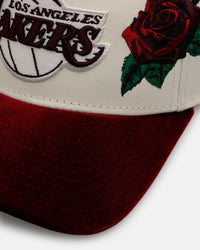 New Era Los Angeles Lakers 'Velvet Roses' 9FORTY A-Frame Snapback Chrome