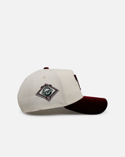 New Era Texas Rangers 'Velvet Roses' 9FORTY A-Frame Snapback Chrome