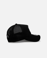 New Era Las Vegas Raiders 'Washed Truckers' 9FORTY A-Frame Trucker Snapback Official Team Color