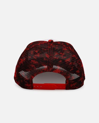 Loiter X Yu-Gi-Oh! Slifer The Sky Dragon Trucker Snapback Hat Red Camo