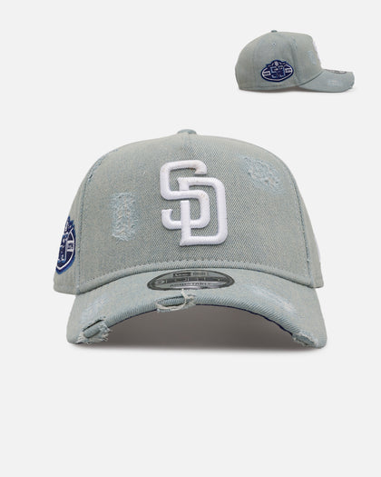 New Era San Diego Padres 'Denim' 9FORTY A-Frame Snapback Light Wash Denim