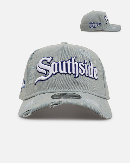 New Era Chicago White Sox 'Denim' 9FORTY A-Frame Snapback Light Wash Denim