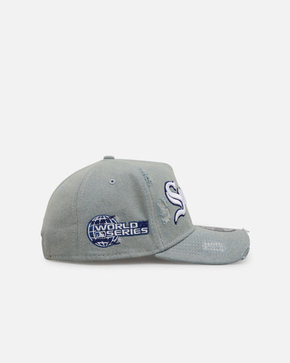 New Era Chicago White Sox 'Denim' 9FORTY A-Frame Snapback Light Wash Denim