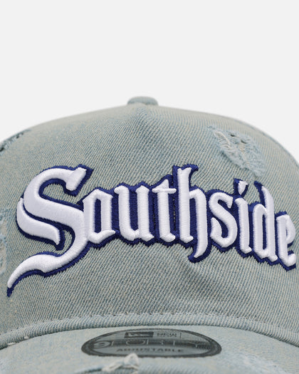 New Era Chicago White Sox 'Denim' 9FORTY A-Frame Snapback Light Wash Denim