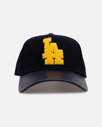 New Era Los Angeles Dodgers 'Varsity' 9FORTY A-Frame Strapback Navy