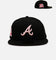 New Era Atlanta Braves 'Black And Pink' 59FIFTY Fitted Black/Pink