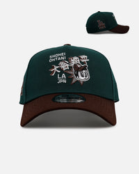 New Era Los Angeles Dodgers 'Rainforest' Ohtani 9FORTY A-Frame Snapback Green/Brown