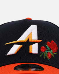 New Era Houston Astros 'Official Team Color Rose' 9FORTY A-Frame Snapback Official Team Color