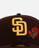 New Era San Diego Padres 'Official Team Color Rose' 9FORTY A-Frame Snapback Official Team Color