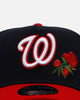 New Era Washington Nationals 'Official Team Color Rose' 9FORTY A-Frame Snapback Official Team Color