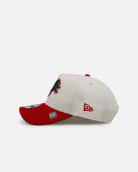 New Era Detroit Lions 'Strawberry' 9FORTY A-Frame Snapback Chrome/Red