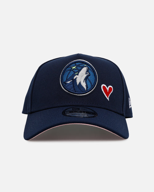New Era Minnesota Timberwolves 'Team Color Hearts' 9FORTY A-Frame Snapback Official Team Color