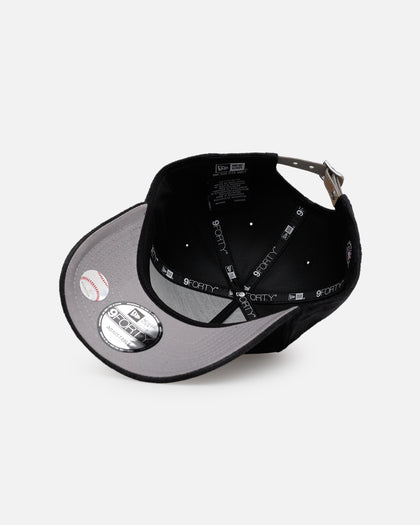 New Era New York Mets 'Suede' 9FORTY A-Frame Strapback Black/Tan