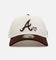 New Era Atlanta Braves 'Pink Satin Pink Hearts Walnut' 9FORTY A-Frame Snapback Chrome/Walnut