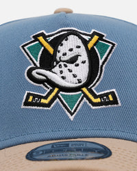 New Era Anaheim Ducks 'Easy Breezy' 9FORTY A-Frame Snapback Blue/Tan