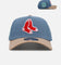New Era Boston Red Sox 'Easy Breezy' 9FORTY A-Frame Snapback Blue/Tan
